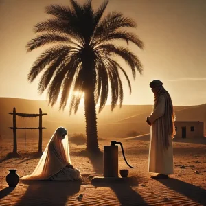 تحت النخلة